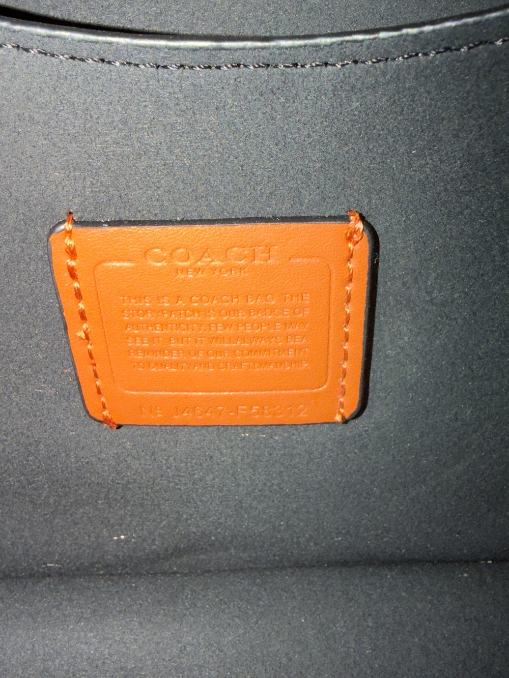 Coach Black Quilted Leather Shoulder Bag with Gold C Accent - Picture 3 of 3